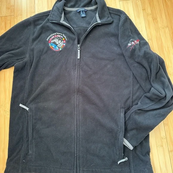 NASA ISS fleece jacket size M men - Picture 2 of 3